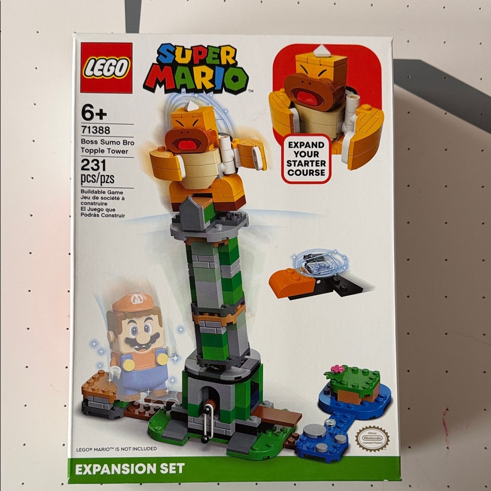 LEGO Super Mario Expansion Set with Green and Brown Blocks